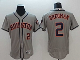 Astros 2 Alex Bregman Gray Flexbase Stitched Baseball Jerseys,baseball caps,new era cap wholesale,wholesale hats